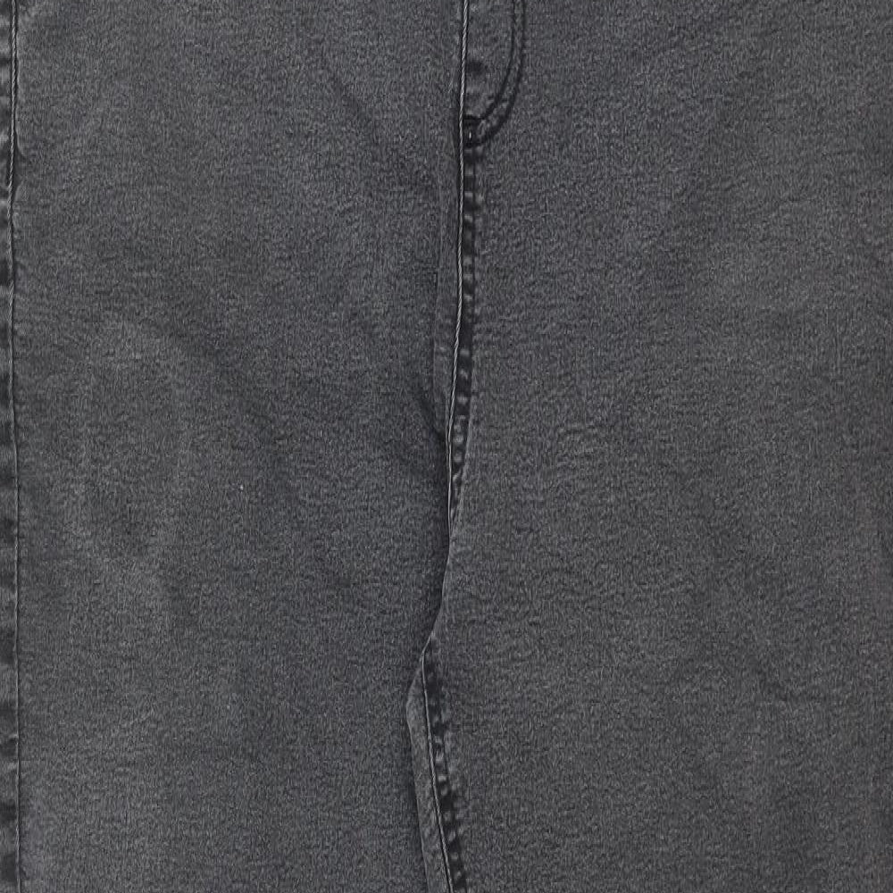 Marks and Spencer Womens Grey Cotton Jegging Jeans Size 18 Regular