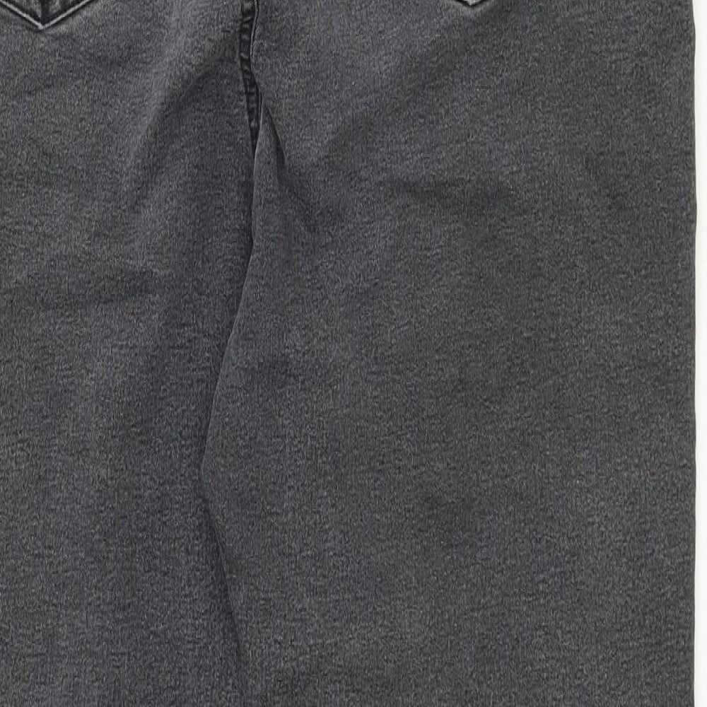 Marks and Spencer Womens Grey Cotton Jegging Jeans Size 18 Regular