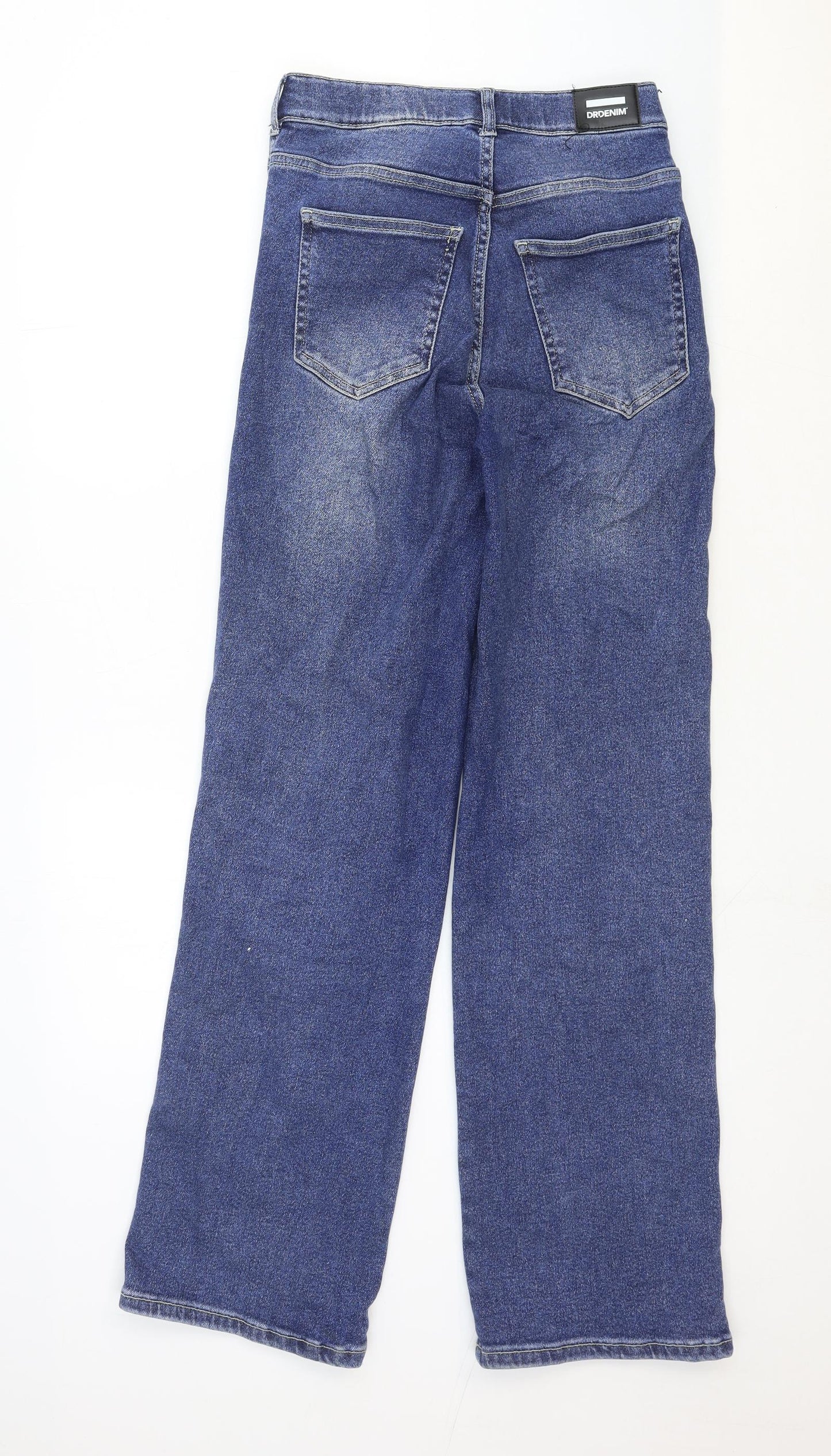 Dr. Denim Womens Blue Cotton Straight Jeans Size 32 in Regular Zip