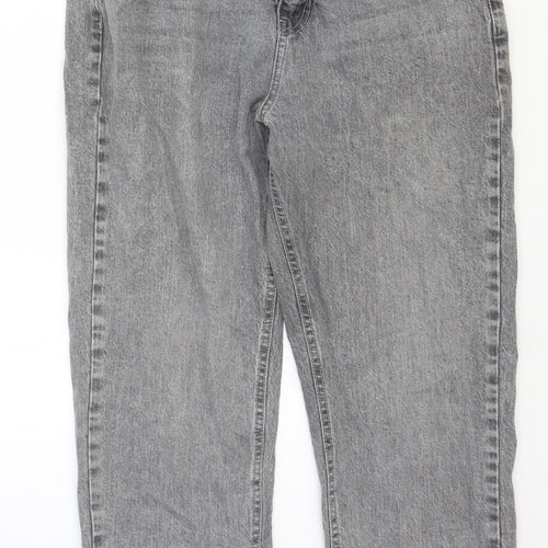 George Womens Green Cotton Straight Jeans Size 30 in Regular Zip