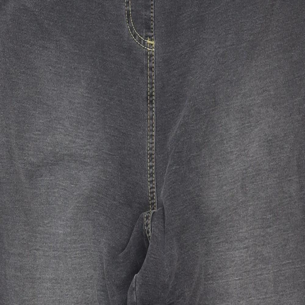 NEXT Womens Grey Cotton Skinny Jeans Size 18 Regular