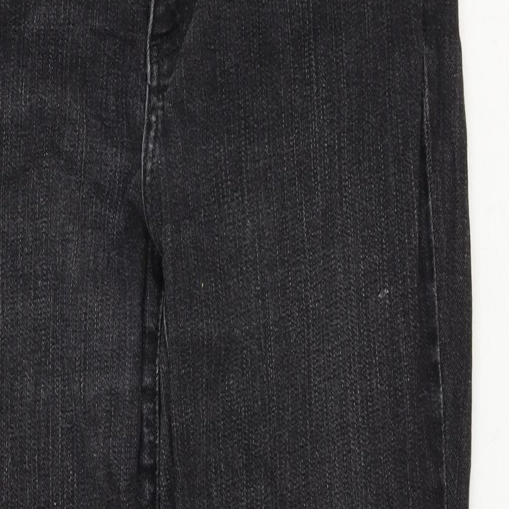 Not Your Daughter's Jeans Womens Black Cotton Straight Jeans Size 30 in Regular Zip