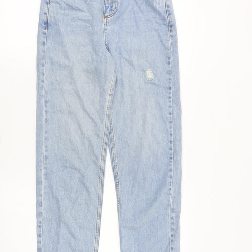 BDG Womens Blue Cotton Straight Jeans Size 24 in Regular Zip