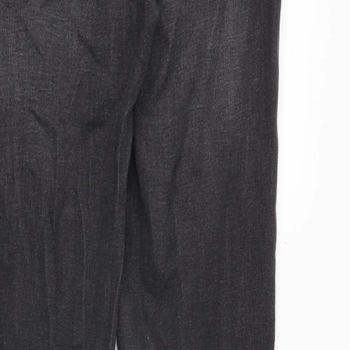 Mango Womens Black Cotton Skinny Jeans Size 8 Slim Zip
