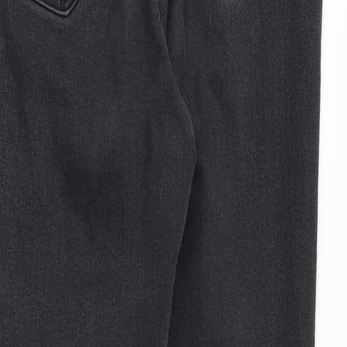 Topshop Womens Grey Cotton Jegging Jeans Size 30 in Slim Zip