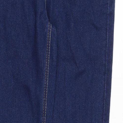 Miss Denim Womens Blue Cotton Skinny Jeans Size 10 Slim Zip