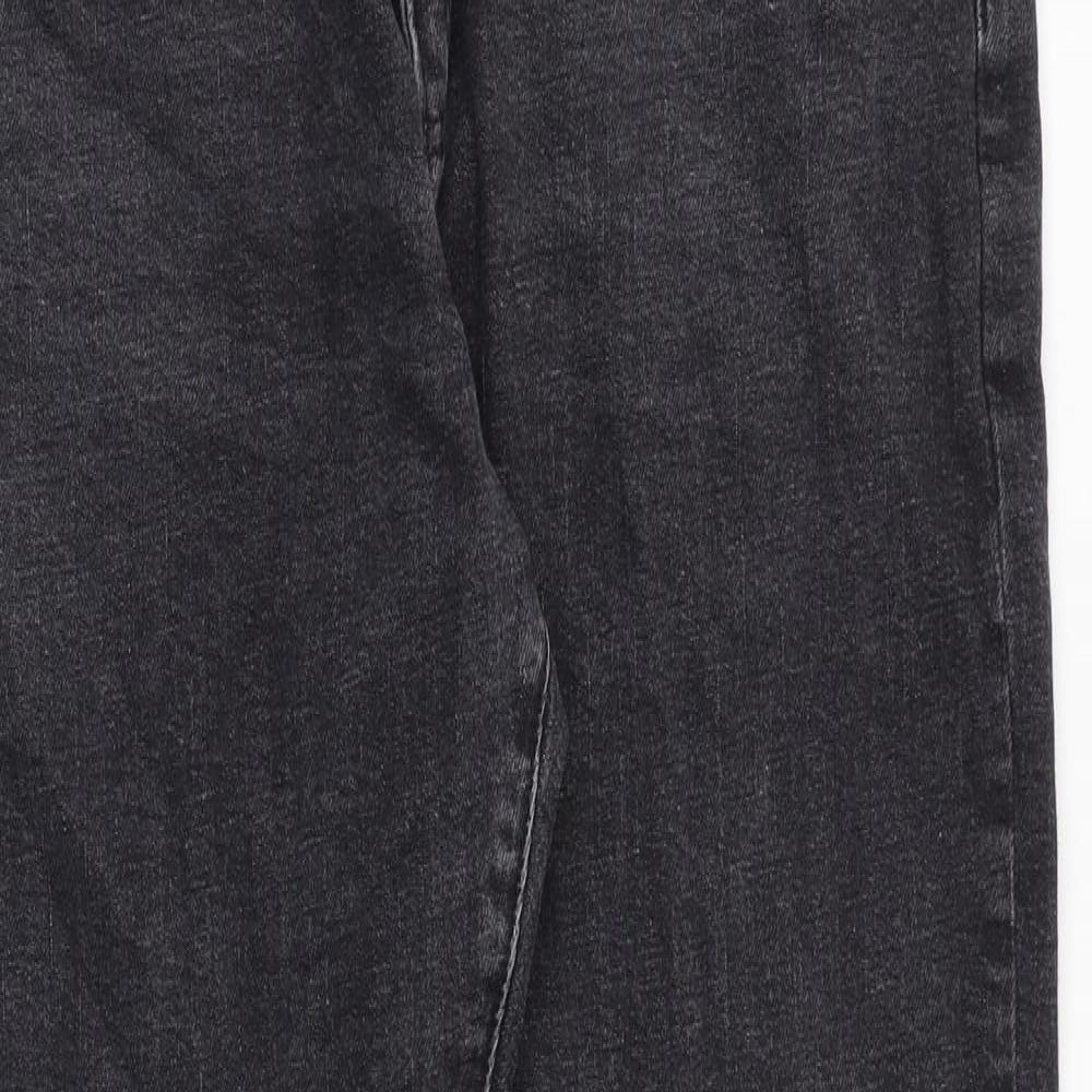 Gap Mens Grey Cotton Straight Jeans Size 36 in Regular Zip