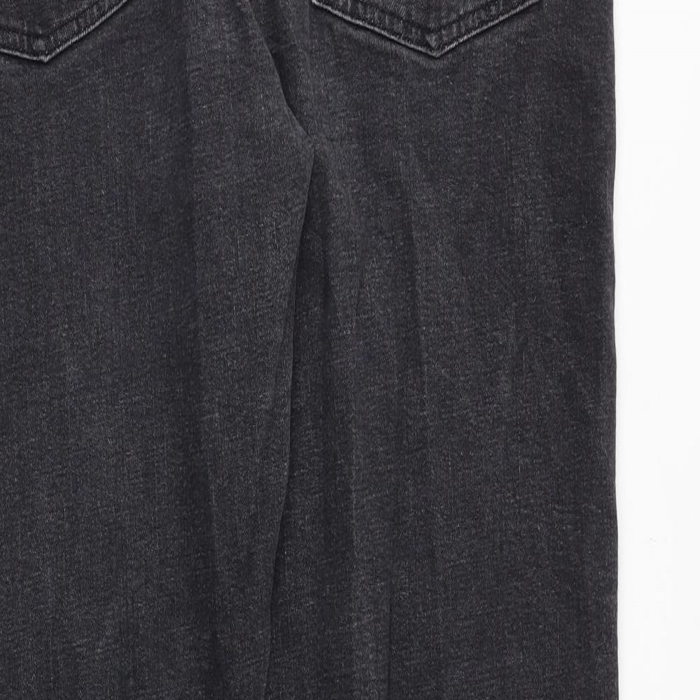 Gap Mens Grey Cotton Straight Jeans Size 36 in Regular Zip