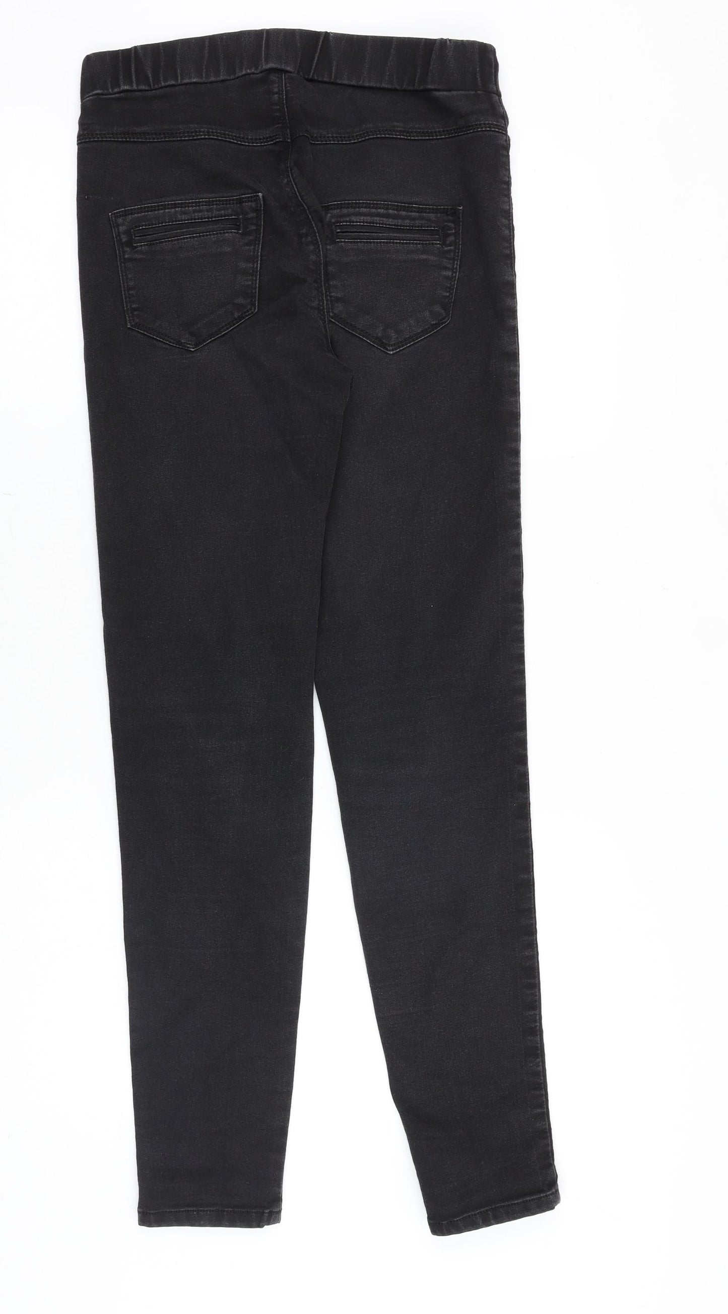 TU Womens Black Cotton Jegging Jeans Size M Slim