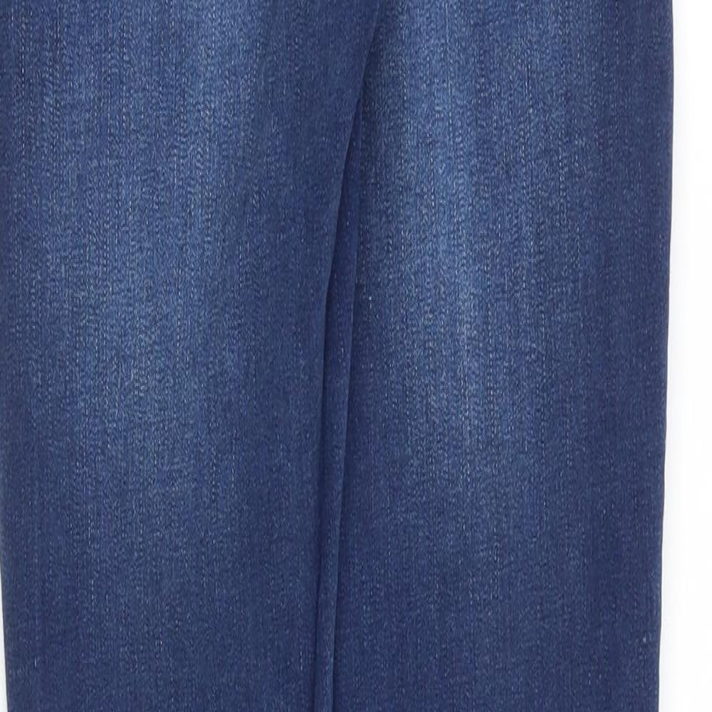 Asylum Denim Mens Blue Cotton Skinny Jeans Size 28 in Slim Zip