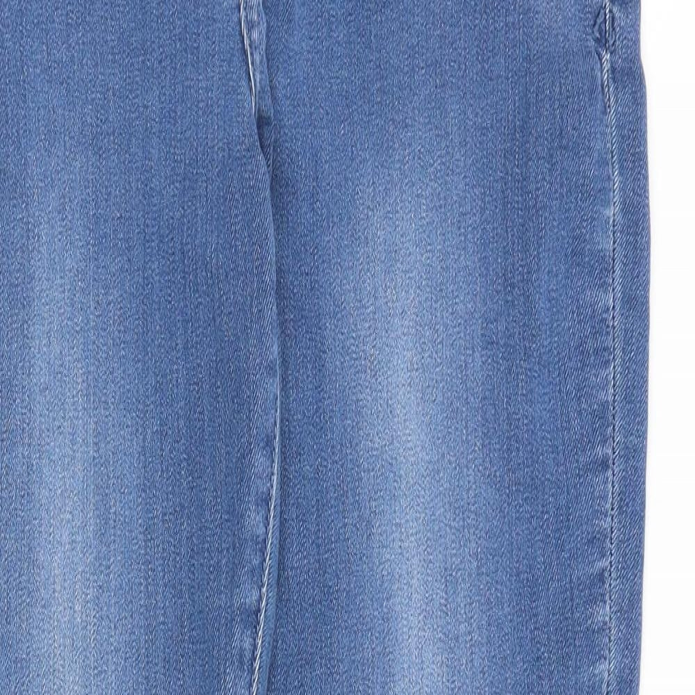 Superdry Womens Blue Cotton Skinny Jeans Size 30 in Regular Zip