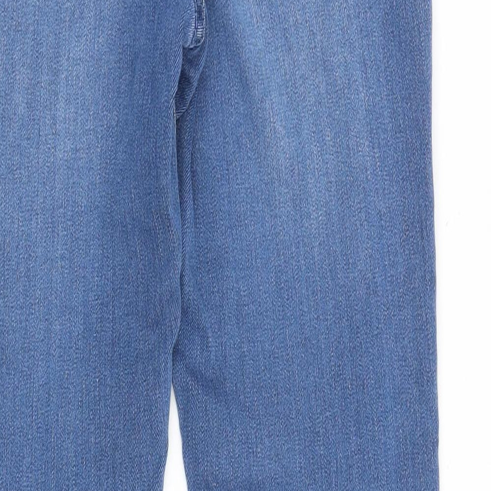 Superdry Womens Blue Cotton Skinny Jeans Size 30 in Regular Zip