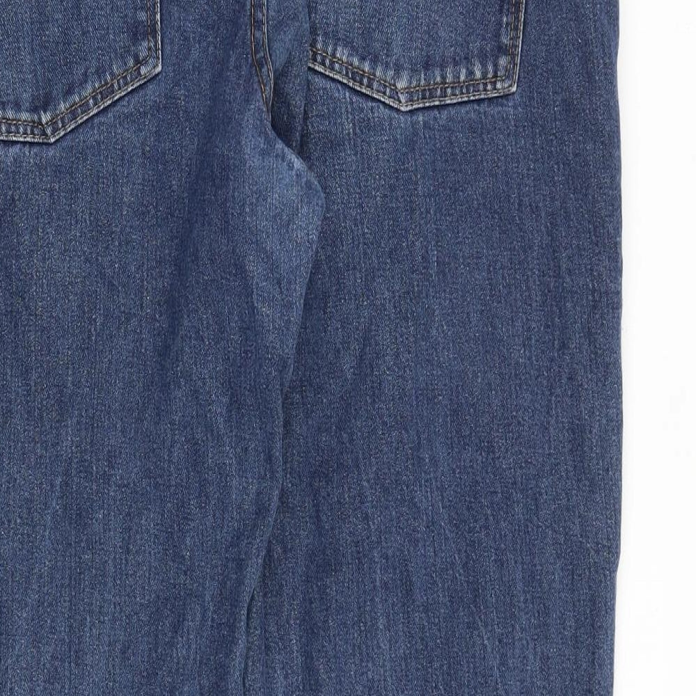 Maine Mens Blue Cotton Straight Jeans Size 36 in Regular Zip