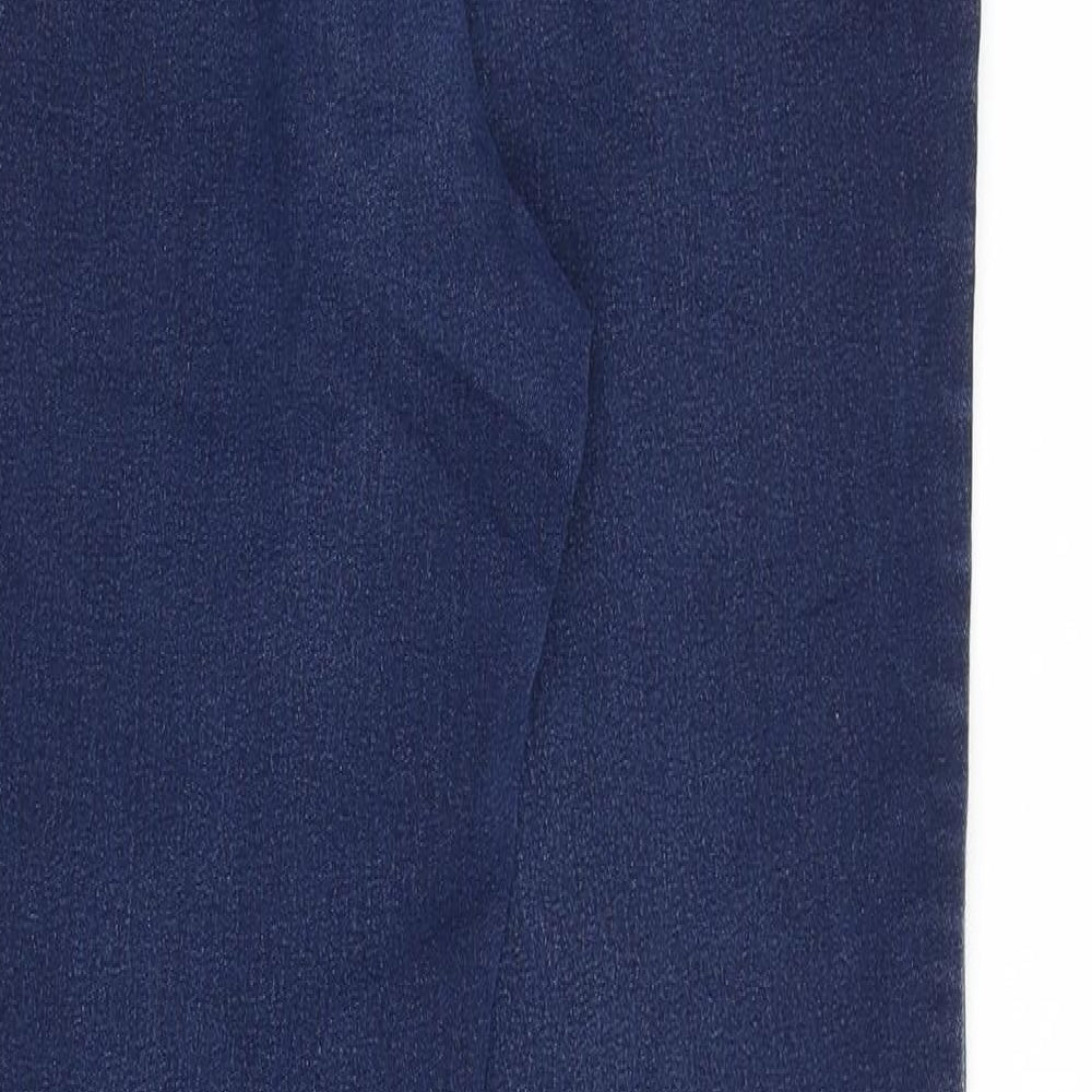Phase Eight Womens Blue Cotton Skinny Jeans Size 12 Slim Zip