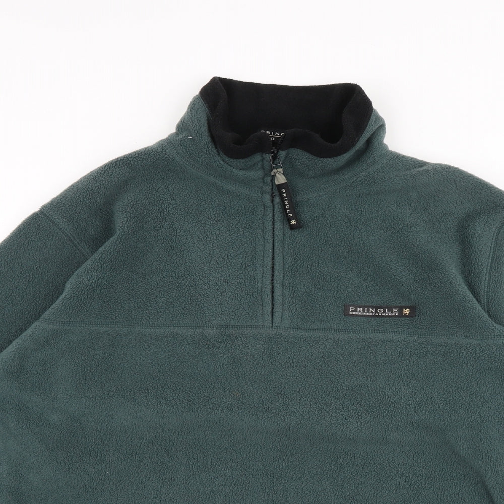 Pringle Mens Green Polyester Pullover Sweatshirt Size M