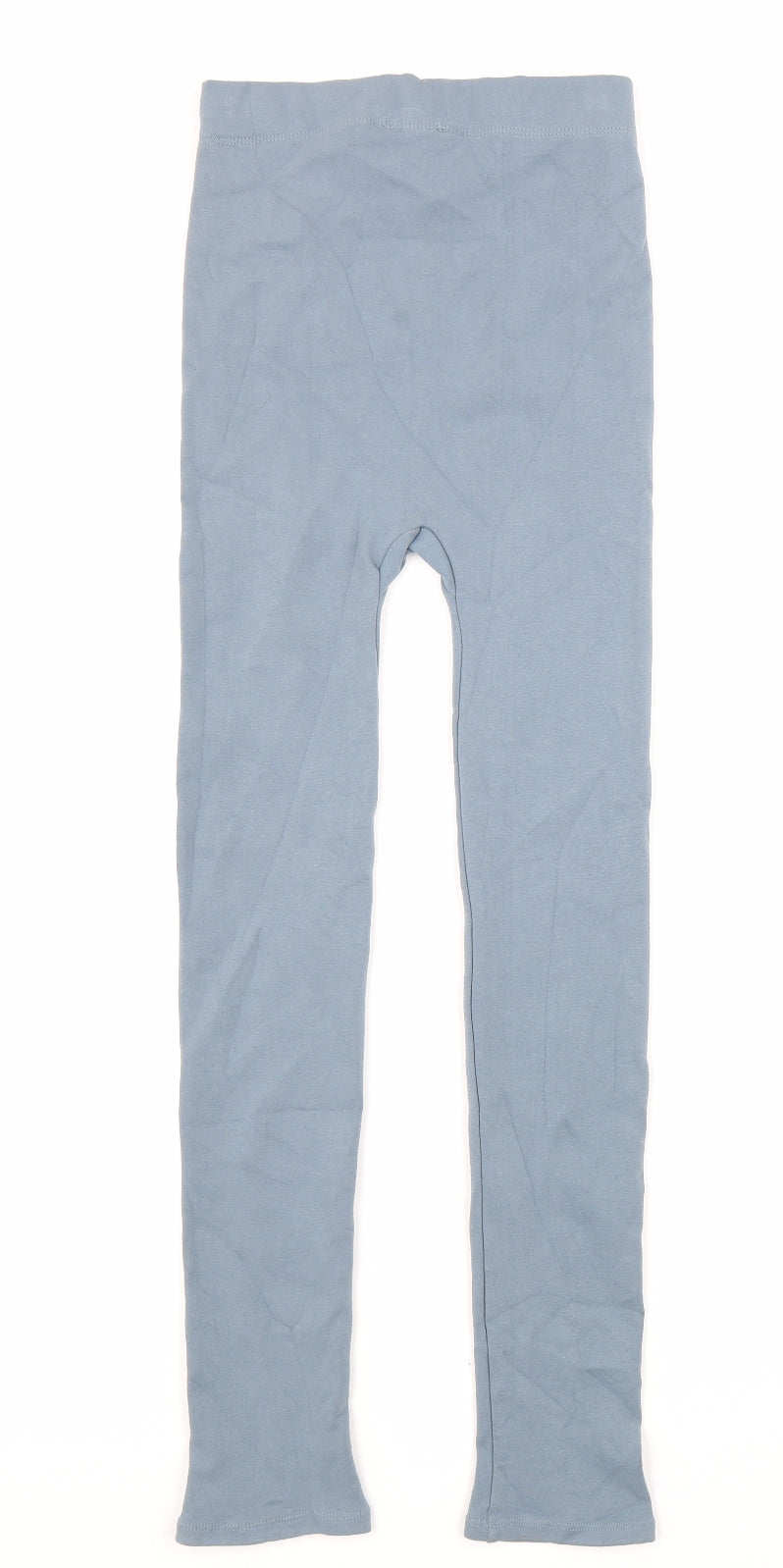 Zara Womens Blue Cotton Jogger Leggings Size XS L26 in