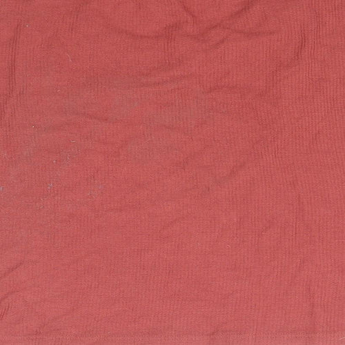 Primark Womens Red Polyester Basic T-Shirt Size 12 Round Neck - Size 12-14