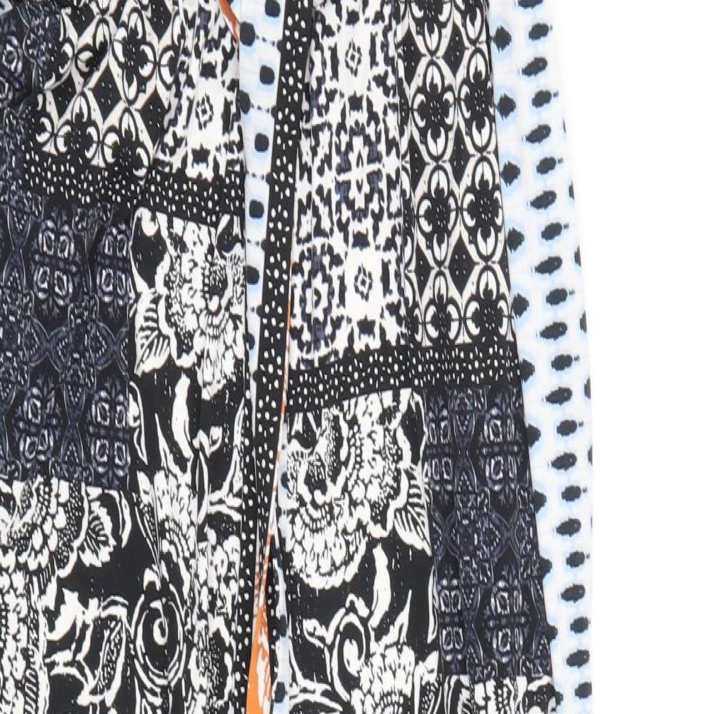 Wallis Womens Multicoloured Paisley Polyester Jumpsuit One-Piece Size 12 Pullover