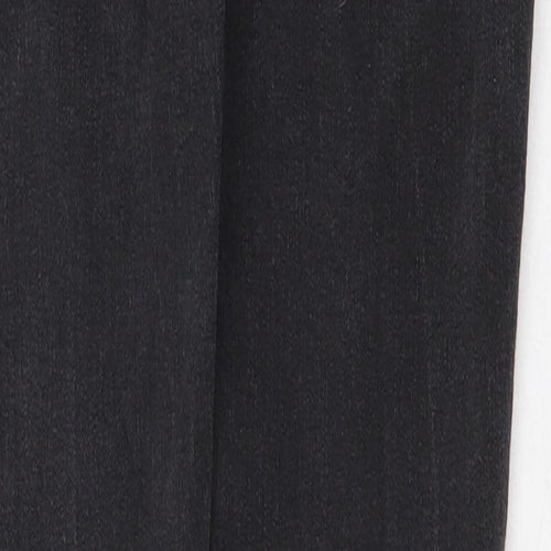 Seven Womens Black Cotton Skinny Jeans Size 4 Regular Zip