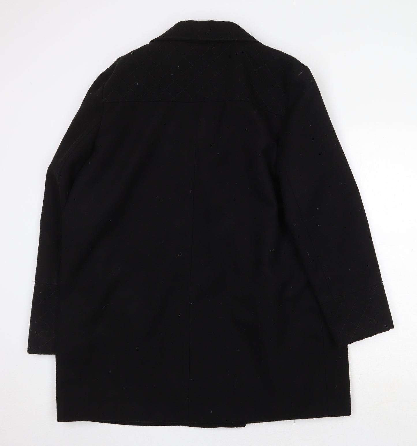 Dorothy Perkins Womens Black Motorcycle Jacket Jacket Size 20 Zip