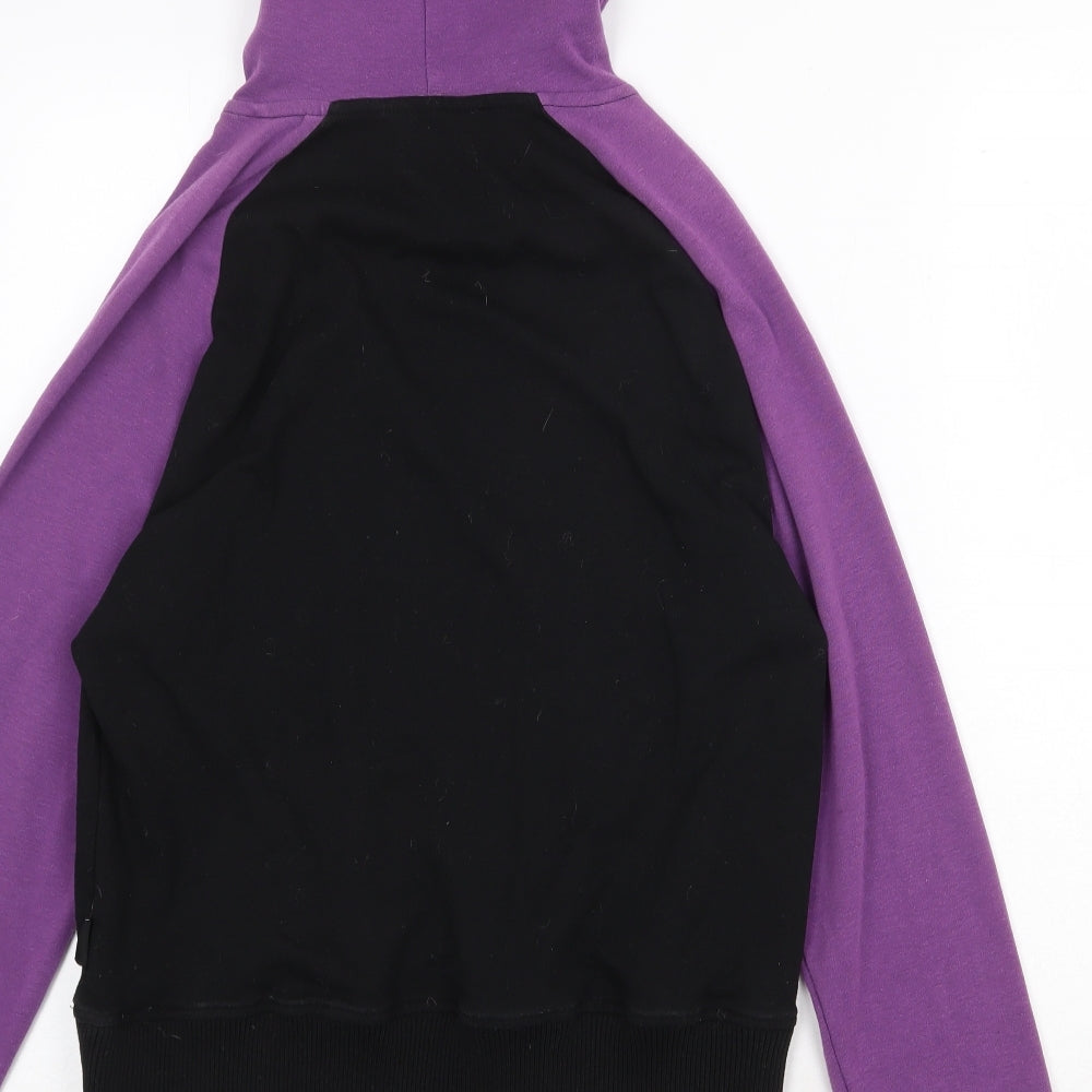 Lonsdale Womens Black Polyester Pullover Hoodie Size XL Pullover