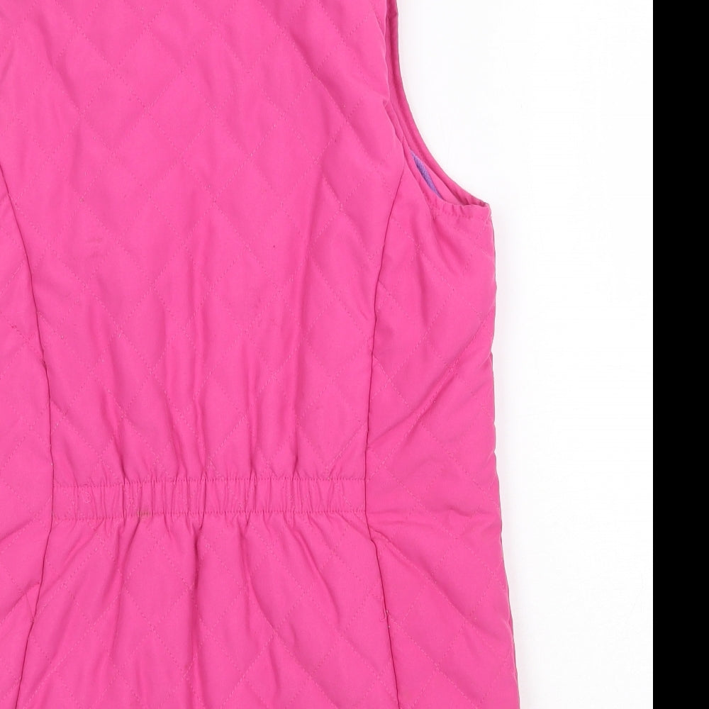 Peter Storm Womens Pink Gilet Jacket Size 12 Zip