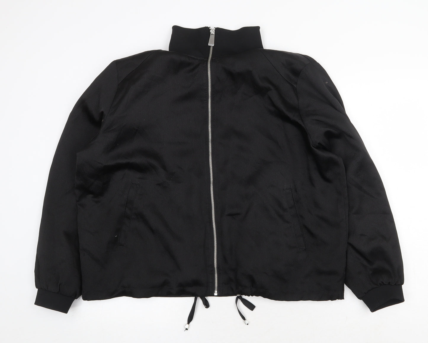 NEXT Womens Black Jacket Size 16 Zip