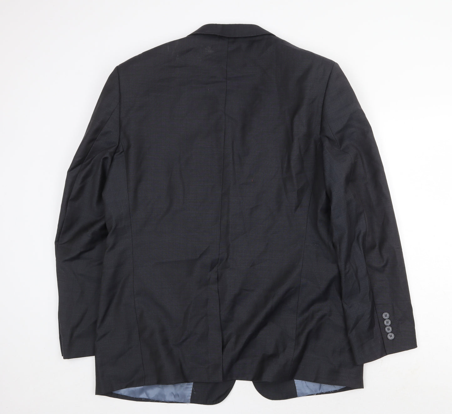 Ungaro Mens Grey Viscose Jacket Suit Jacket Size 44 Regular