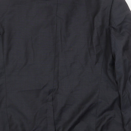 Ungaro Mens Grey Viscose Jacket Suit Jacket Size 44 Regular