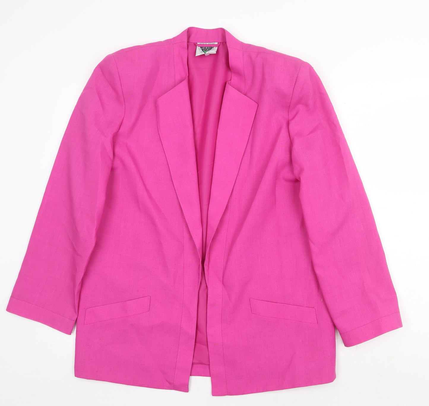 Jacques Vert Womens Pink Jacket Blazer Size 12