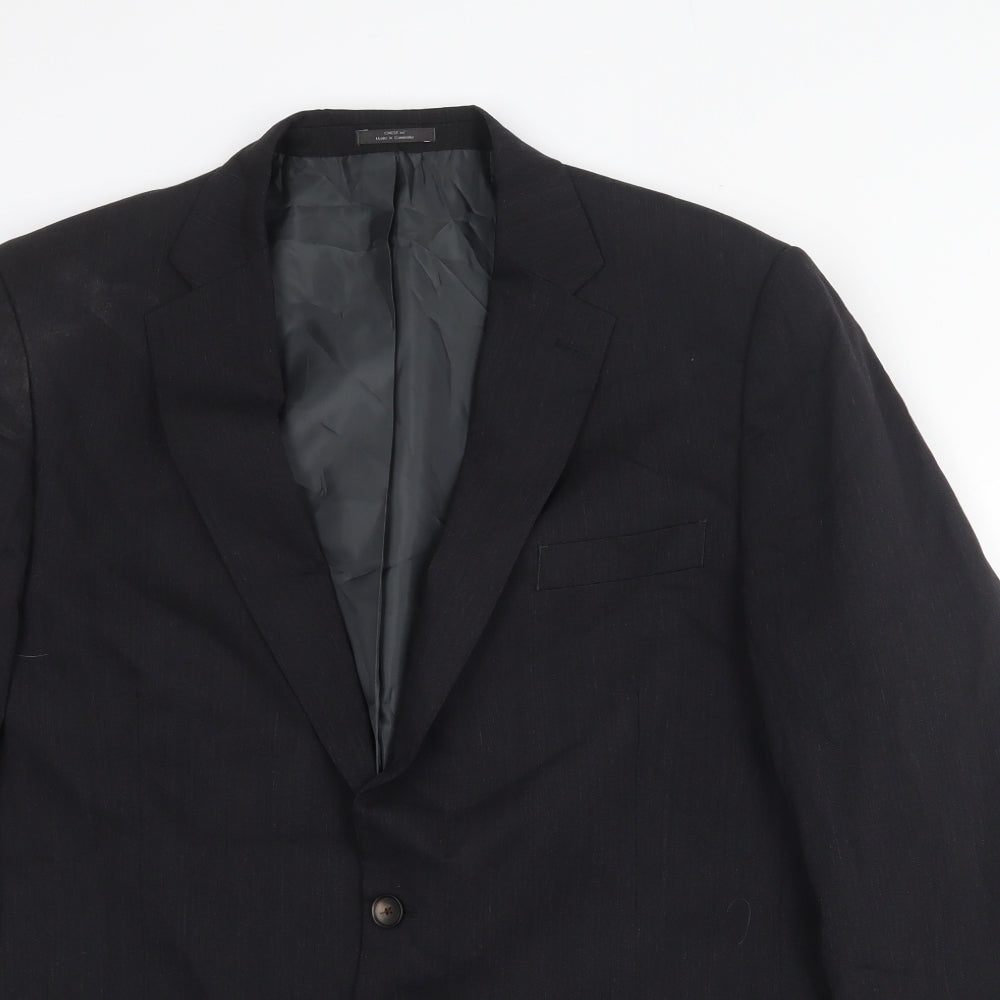 Marks and Spencer Mens Grey Wool Jacket Suit Jacket Size 44 Regular