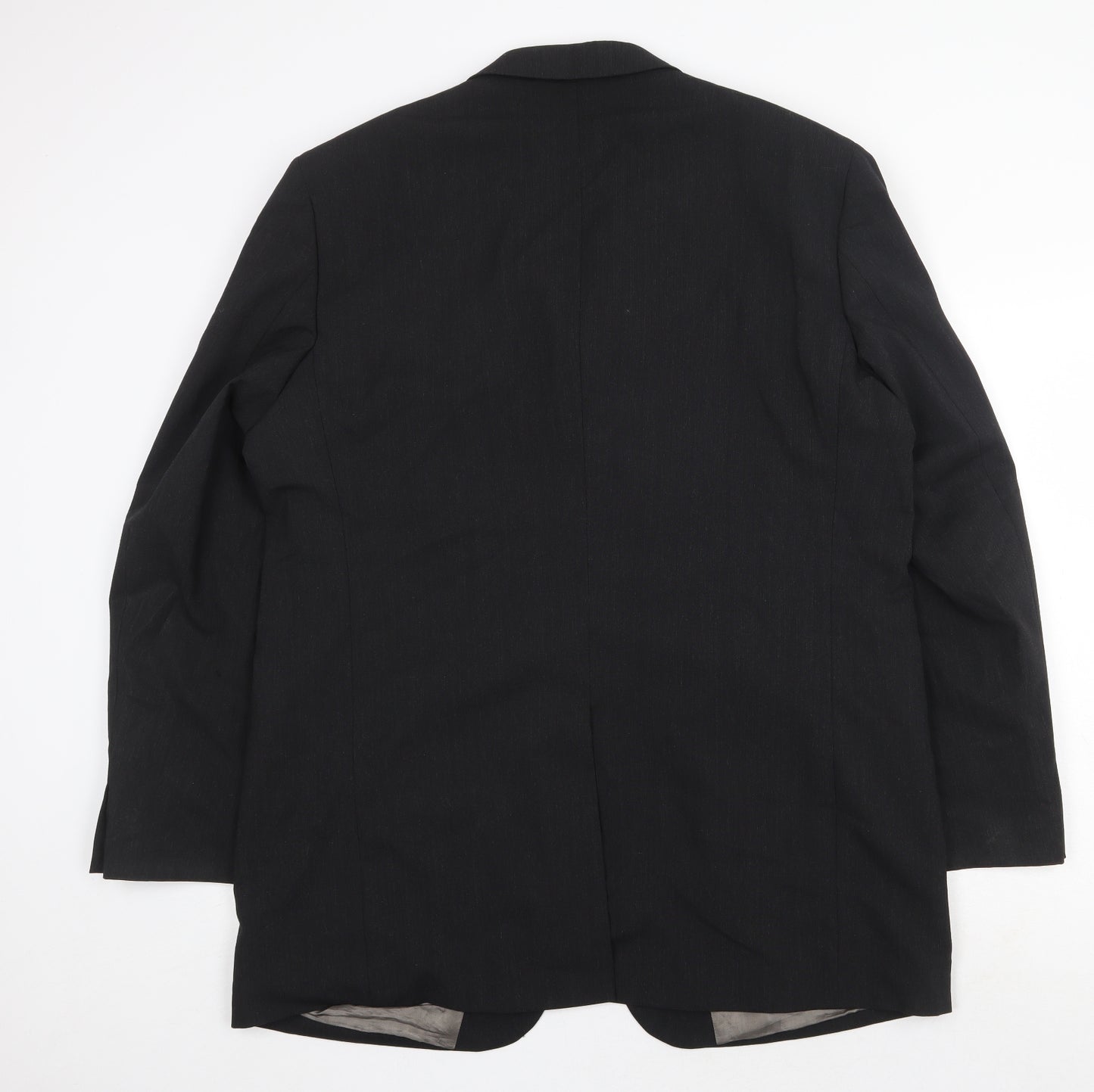 Marks and Spencer Mens Grey Polyester Jacket Suit Jacket Size 46 Regular