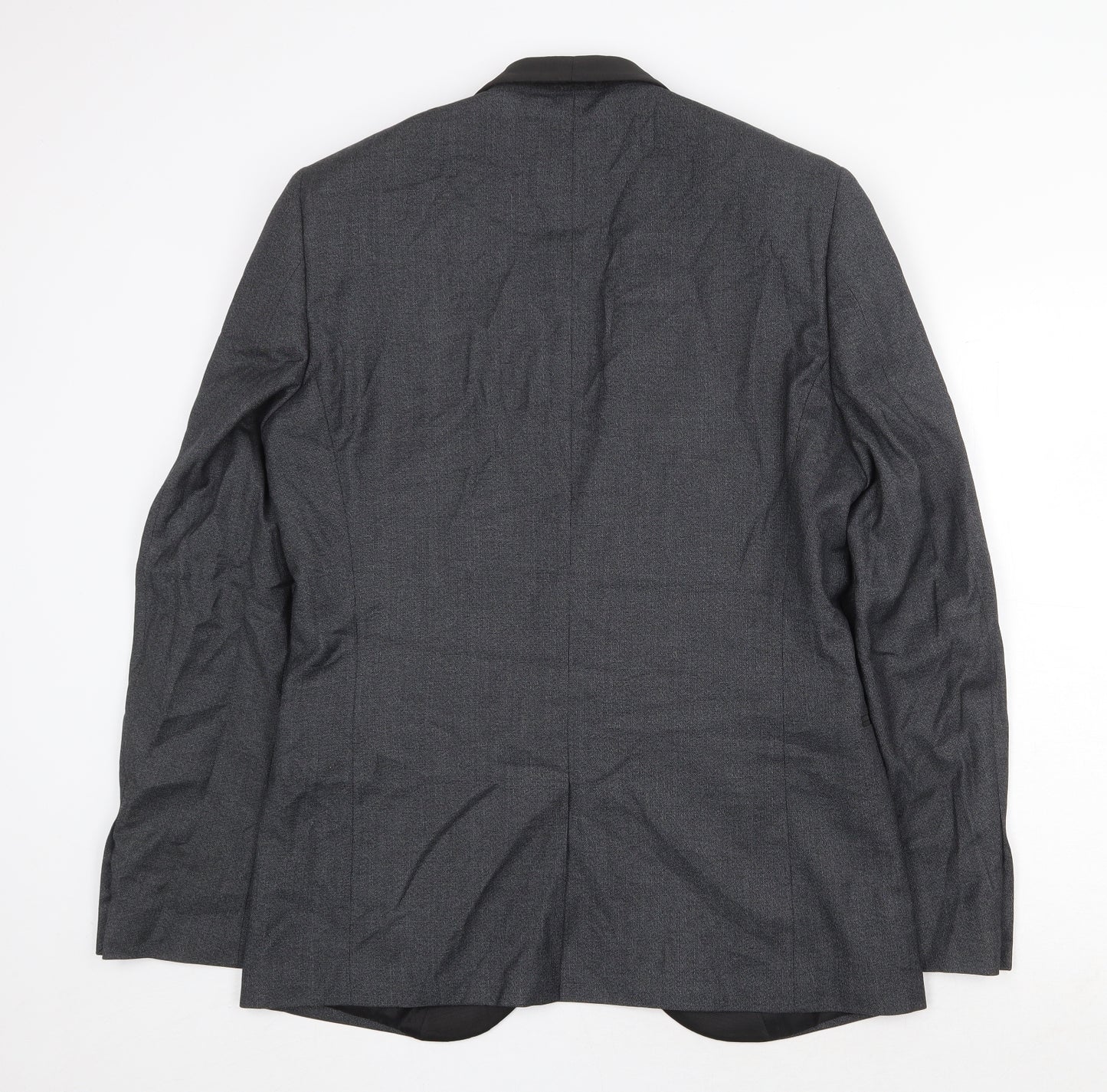 NEXT Mens Grey Polyester Jacket Suit Jacket Size 40 Regular