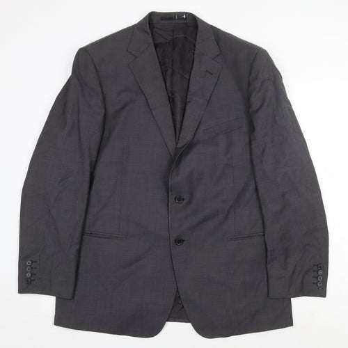 Marks and Spencer Mens Grey Wool Jacket Suit Jacket Size 44 Regular