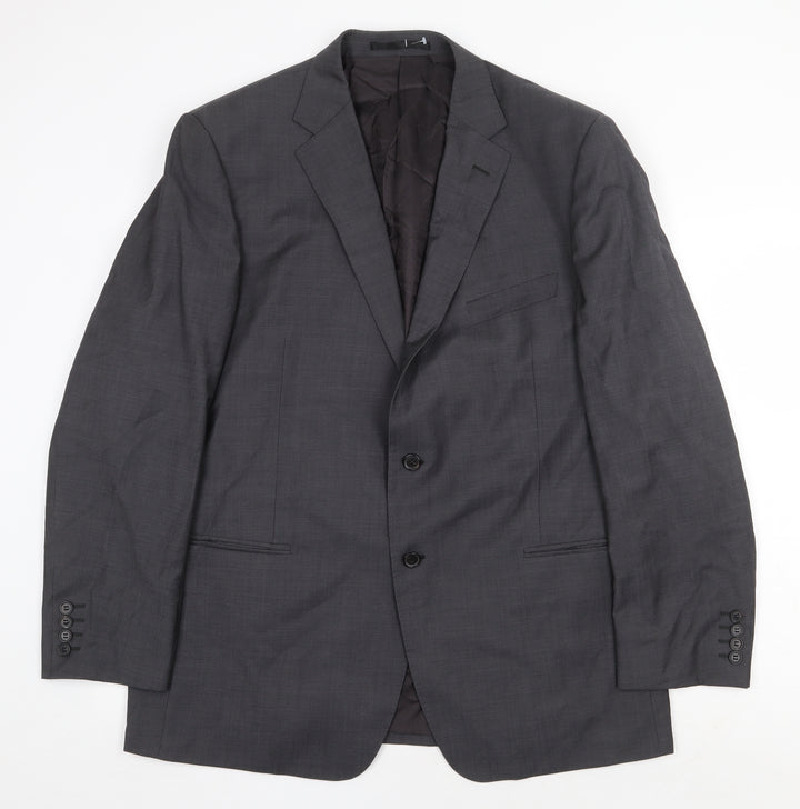 Marks and Spencer Mens Grey Wool Jacket Suit Jacket Size 44 Regular