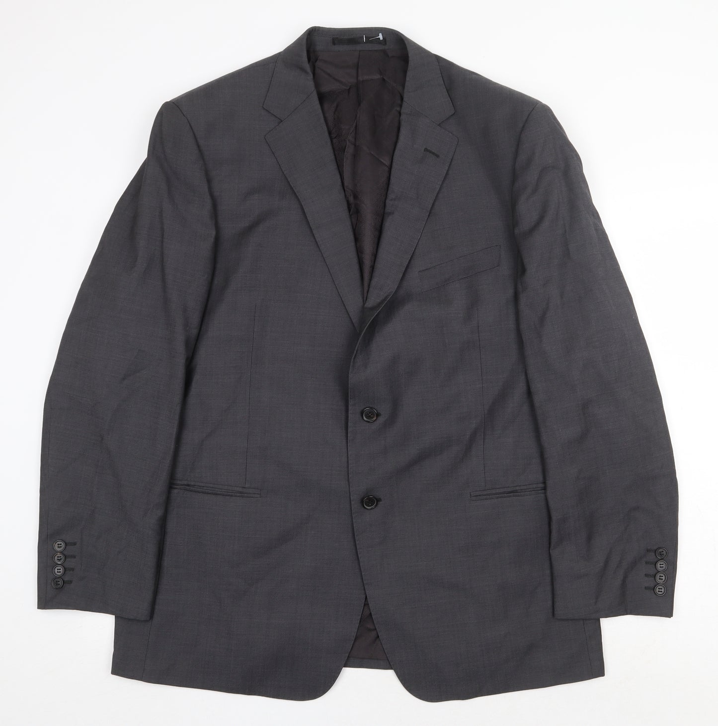 Marks and Spencer Mens Grey Wool Jacket Suit Jacket Size 44 Regular