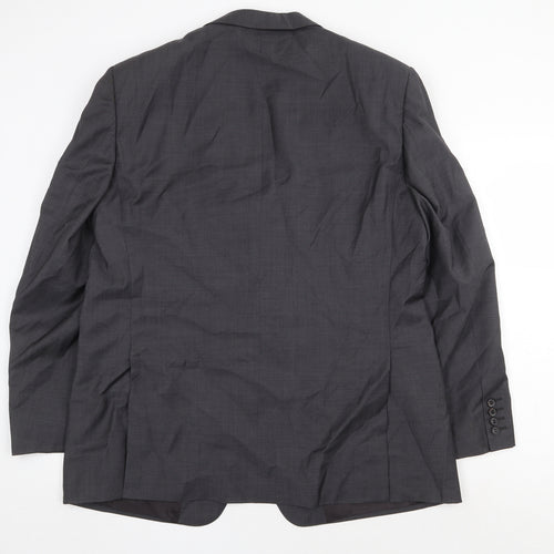 Marks and Spencer Mens Grey Wool Jacket Suit Jacket Size 44 Regular