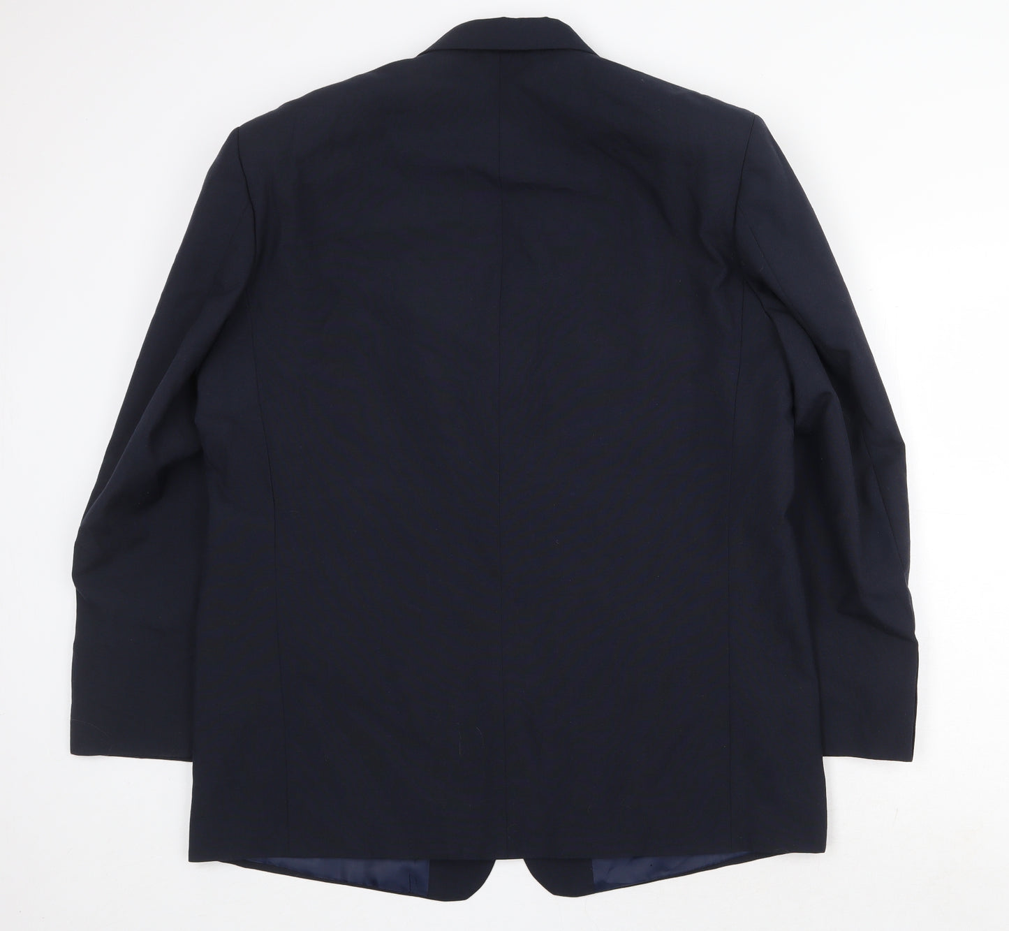 Premier Man Mens Blue Polyester Jacket Suit Jacket Size 44 Regular