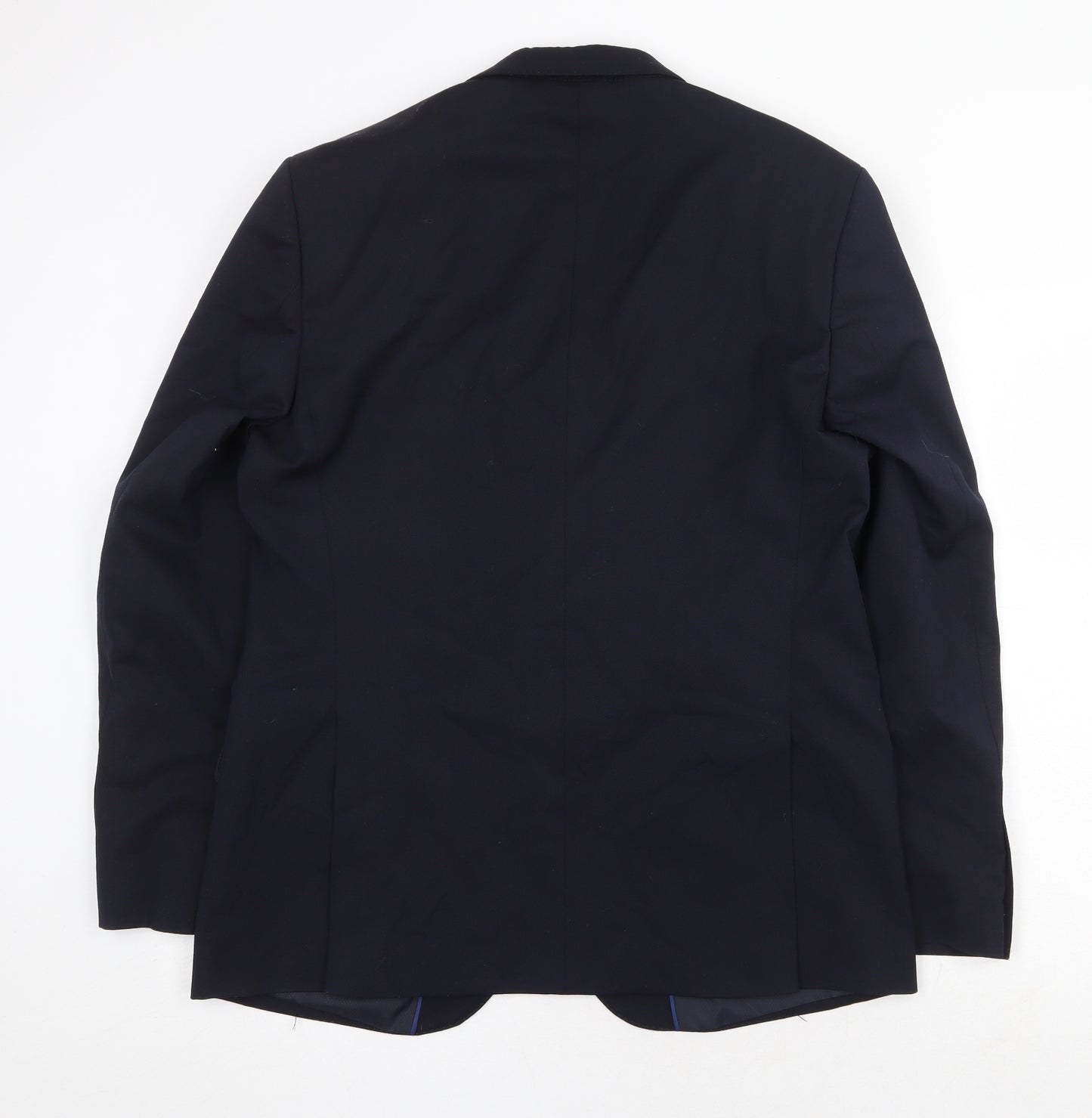 Marks and Spencer Mens Blue Wool Jacket Suit Jacket Size 40 Regular