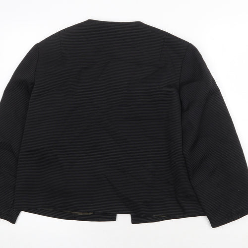 Dula Womens Black Jacket Blazer Size 10