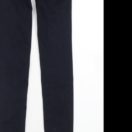 H&M Womens Blue Cotton Jegging Jeans Size 6 Regular