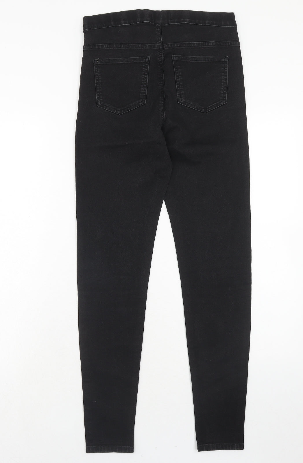 Marks and Spencer Womens Black Cotton Jegging Jeans Size 12 Regular