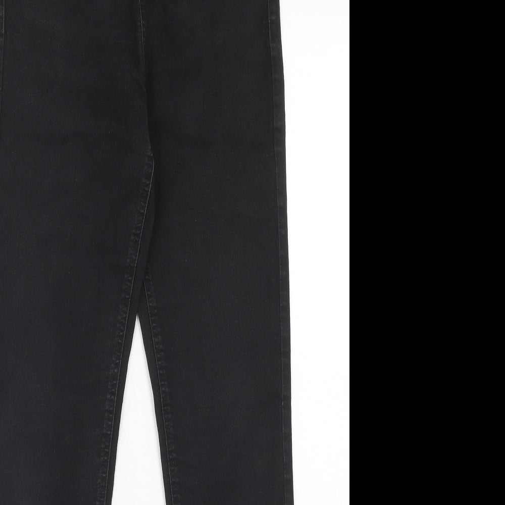 Marks and Spencer Womens Black Cotton Jegging Jeans Size 12 Regular
