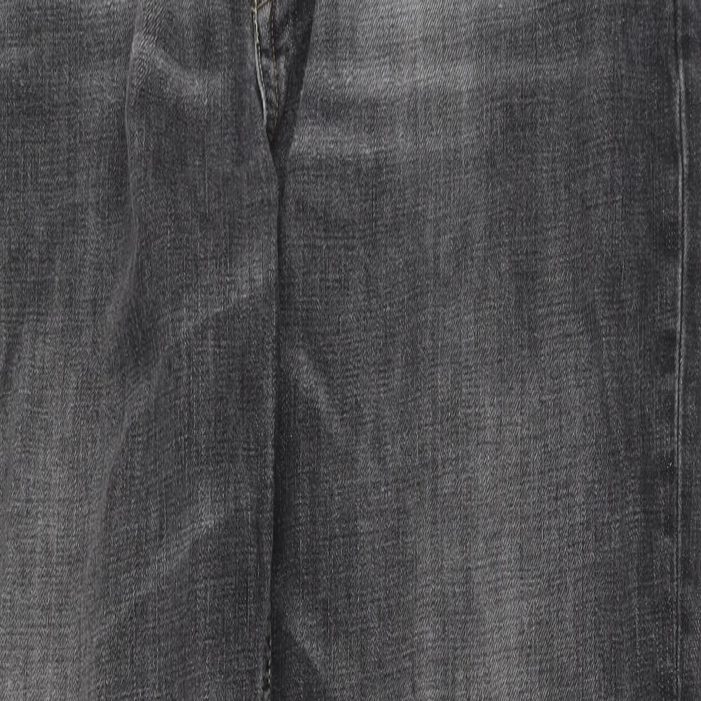 White Stuff Mens Blue Cotton Straight Jeans Size 36 in Regular Button