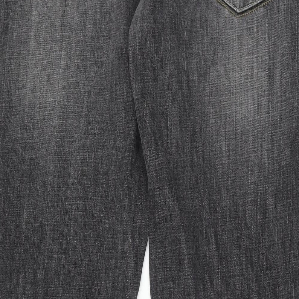 White Stuff Mens Blue Cotton Straight Jeans Size 36 in Regular Button