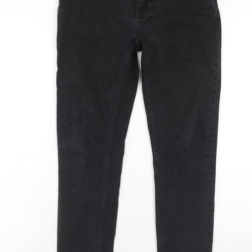 BDG Womens Black Cotton Straight Jeans Size 30 in L30 in Regular Zip
