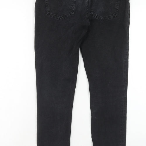 BDG Womens Black Cotton Straight Jeans Size 30 in L30 in Regular Zip