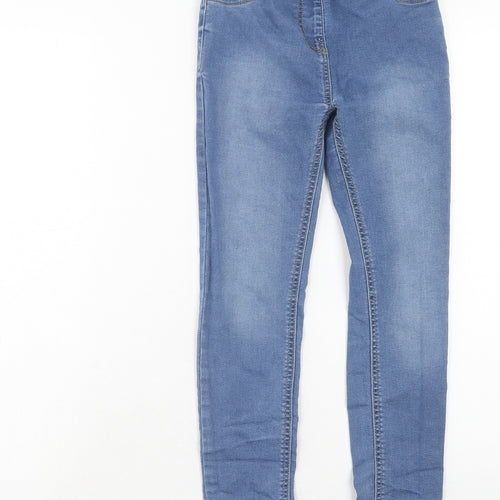 TU Girls Blue Cotton Skinny Jeans Size 11 Years Regular Pullover