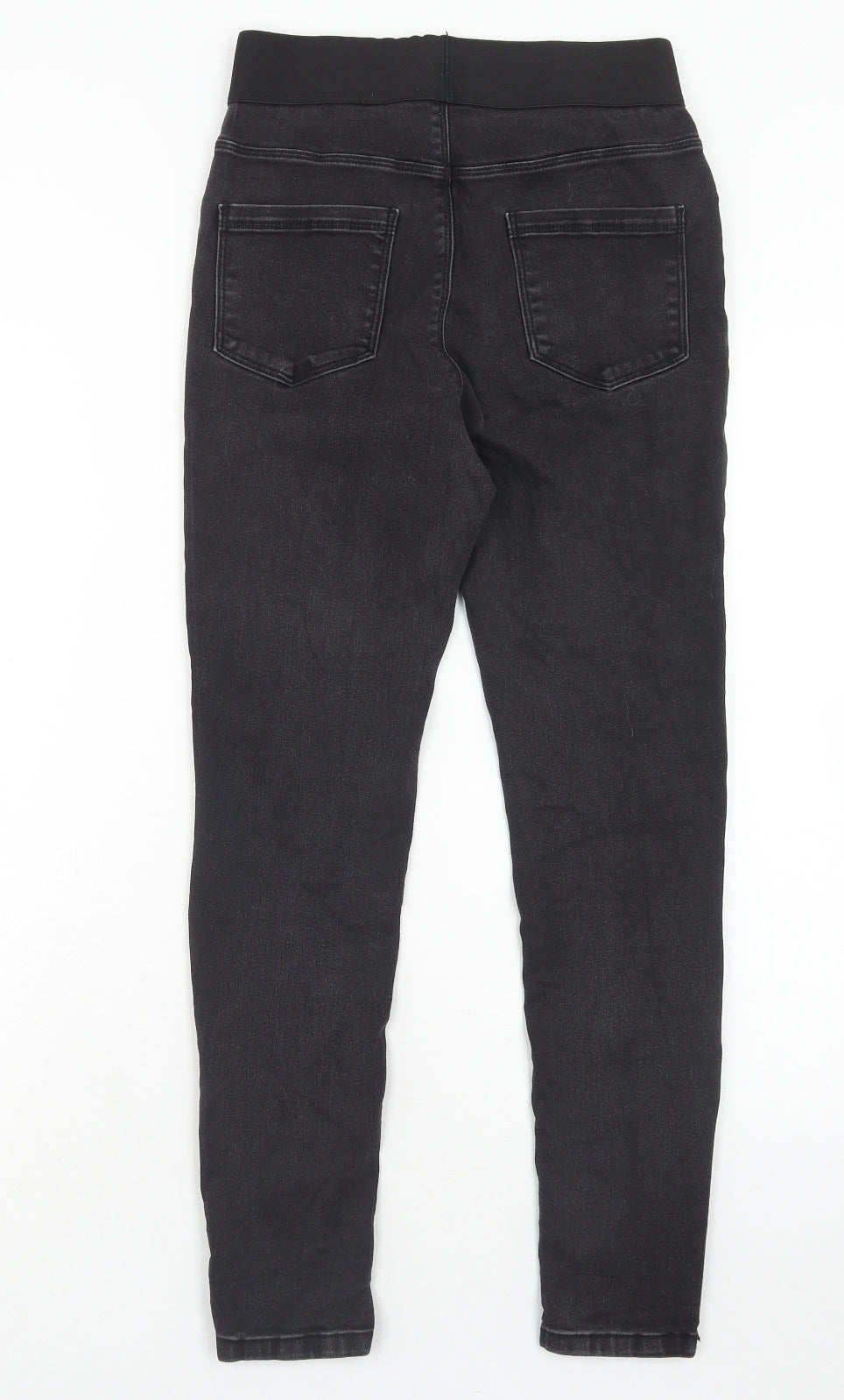 George Womens Black Cotton Skinny Jeans Size 10 Regular