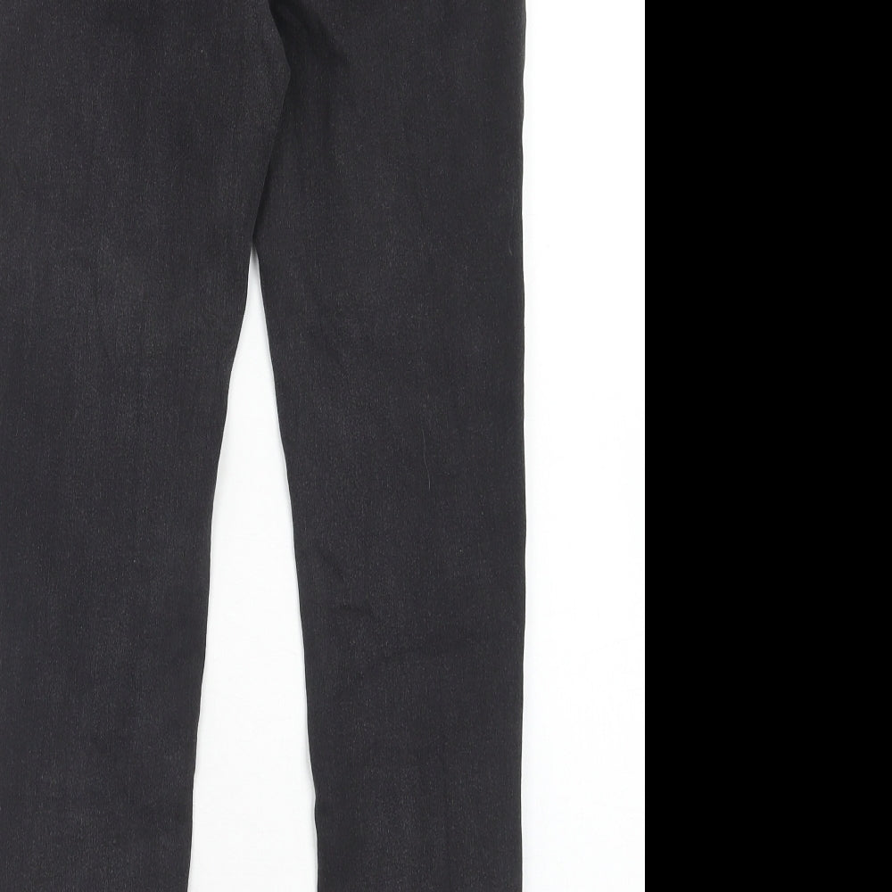 George Womens Black Cotton Skinny Jeans Size 10 Regular